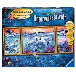 undefined, Ravensburger Farbenfrohe Unterwasserwelt Malen nach Zahlen 28954, 