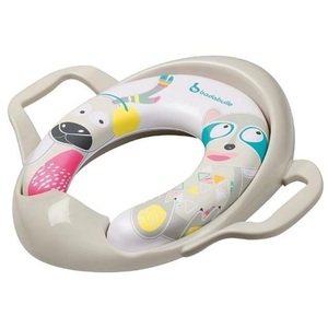 BADABULLE, BADABULLE WC-Sitz Bergtiere grau, BADABULLE Kinder WC-Aufsatz grau