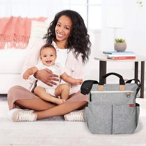 Skip Hop, SKIP HOP Wickeltasche Duo Signature Grey Melange, Skip Hop Wickeltasche »Duo Signature, graumeliert«