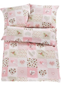 bpc living bonprix collection, Bettwäsche mit Herzen, 