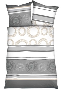 bpc living bonprix collection, Bettwäsche mit Kreisen, 