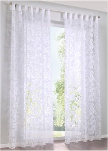 bpc living bonprix collection, Ausbrenner Gardine mit Ranken (1er Pack), 
