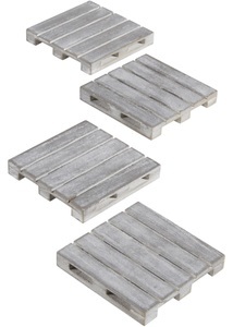 bpc living bonprix collection, Untersetzer in Paletten-Optik (4er Pack), 