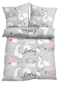 bpc living bonprix collection, Bettwäsche mit Lamas, 
