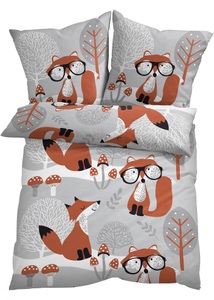 bpc living bonprix collection, Bettwäsche mit Fuchs, 