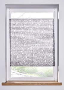 bpc living bonprix collection, Ausbrenner Plissee mit Blättern, 