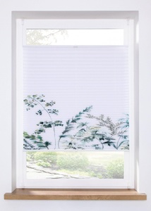 bpc living bonprix collection, Plissee mit Blätterdruck, 