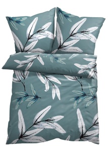 bpc living bonprix collection, Bettwäsche mit Blättern, 