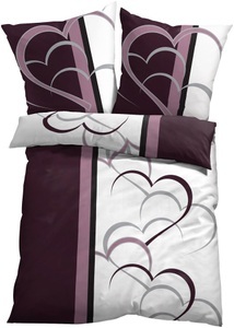 bpc living bonprix collection, Bettwäsche mit Herzen, 