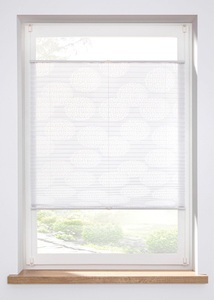 bpc living bonprix collection, Ausbrenner Plissee mit Kreisen, 