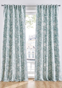 bpc living bonprix collection, Vorhang mit Blumendruck (1er Pack), 
