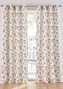 bpc living bonprix collection, Vorhang mit Blätterdruck (1er Pack), 