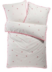 bpc living bonprix collection, Bettwäsche mit Pompoms, 
