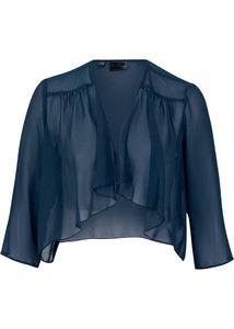 bpc selection premium, Chiffon- Bolero mit recyceltem Polyester, 