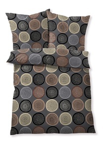bpc living bonprix collection, Bettwäsche mit Kreisen, 