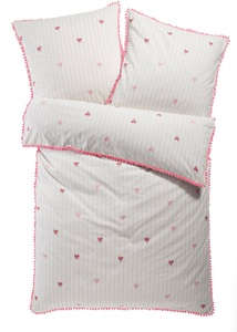bpc living bonprix collection, Bettwäsche mit Pompoms, 