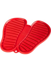 bpc living bonprix collection, Schuhablage für Gr. 31-40, Sanni Shoo - shoo.pad Fussmatte M bis Grösse 40/41, One Size, Rot