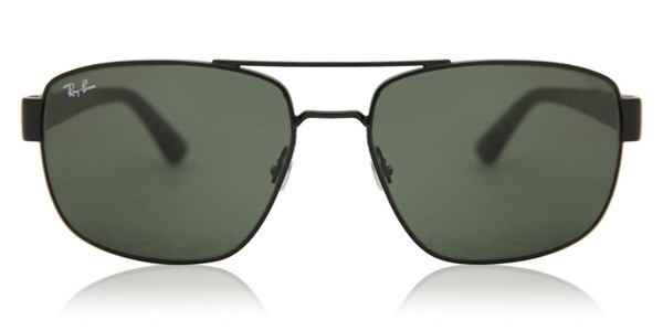 Ray-Ban, Sonnenbrille, Ray-Ban RB 3663 Herren-Sonnenbrille Vollrand Eckig Metall-Gestell, schwarz