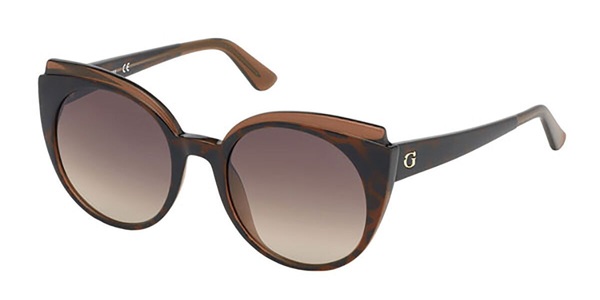 Guess, Guess Sonnenbrillen GU 7591F Asian Fit 56F, 