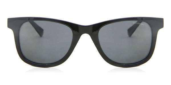 Polaroid, Polaroid Sonnenbrillen PLD 1016/S 807/M9, Polaroid PLD 1016/S/NEW Herren-Sonnenbrille Vollrand Eckig Kunststoff-Gestell, Schwarz
