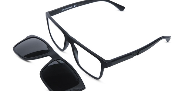 Emporio Armani, Emporio Armani Brillen EA4115 With Clip-On 58531W, Emporio Armani EA 4115 58531W 54 (sonnenclip)