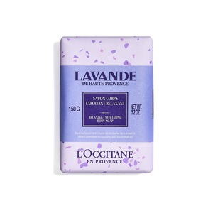 L'Occitane en Provence, Lavendel Peeling-Seife für den Körper - 150g - L'Occitane en Provence, Savon Corps Exfoliant Relaxant Lavande 150g - L'Occitane en Provence