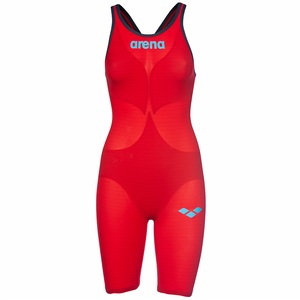 ARENA, Arena Damen Wettkampfanzüge Arena Damen Wettkampfanzüge W Powerskin Carbon Air2 Ob, Rot, ideal für Wassersport, Rot, Arena Powerskin Carbon Air2 Ob Wettkampfanzug Damen Rot, Grösse: 34