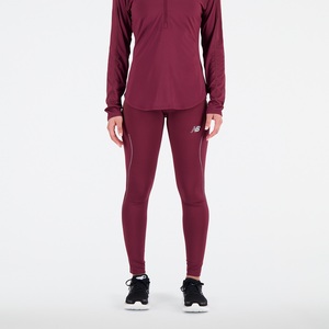 NEW BALANCE, New Balance Damen Tight W Impact Run , Rot, Fitted, ideal für Training, Fitness & Running, 