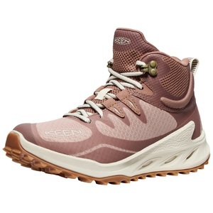 Keen, Keen W Zionic Mid WP hellbraun, KEEN Damen Wander-/Trekkingschuhe halbhoch W Zionic Mid WP, Orange, aus atmungsaktivem Mesh