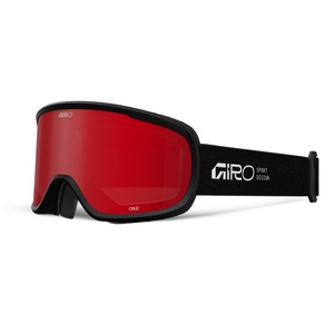 Giro, Giro Cruz Flash Skibrille, Farbe: SCHWARZ, Grösse: one size, Für Brillenträger OTG, Giro Cruz Flash Goggle Unisex rot, Grösse one size