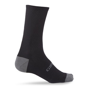 undefined, Giro HRC+ Merino Sock black/charcoal, Giro HRC+ Merino Sock black/charcoal (Grösse: L)