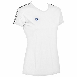 Arena 10, arena Team T-Shirt Damen white-white-black 2019 L Kurzarmshirts, Arena T-Shirt Team Damen Weiss, Grösse: L