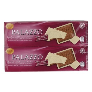 FINEST BAKERY, Palazzo Butterkeks, Weisse Schokolade, Palazzo Butterkeks, Weisse Schokolade