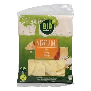 BIO NATURA, Pasta Mezzelune, Käse, Pasta Mezzelune, Käse