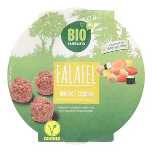 BIO NATURA, Falafel mit Gemüse, Falafel mit Gemüse