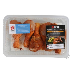 BBQ, Poulet Schlegel, gewürzt, 