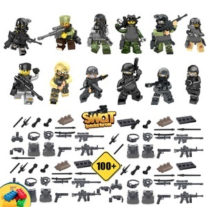 Acquista Swat Military The Wraith Assault 12 pezzi 100 armi Lego Minifigure  Toys Set online, Confronto prezzi