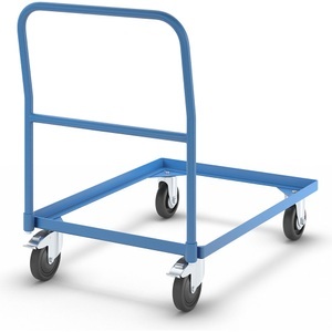 EUROKRAFT, EUROKRAFT Magazinwagen Stahl Rahmen LxB 810 x 610 mm, für Stapelkästen Tragfähigkeit 200 kg, eurokraft pro Magazinwagen Stahl, Rahmen LxB 810 x 610 mm, für Stapelkästen, Tragfähigkeit 200 kg