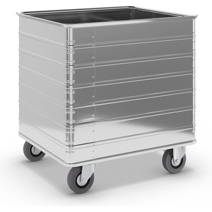 Zarges, ZARGES Alu-Kastenwagen Inhalt 230 l mit Rand- und Bodenprofil, ZARGES Alu-Kastenwagen, Inhalt 230 l, mit Rand- und Bodenprofil