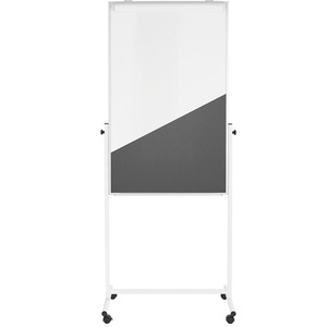 magnetoplan, magnetoplan Universal-Board Tafelformat 750 x 1200 mm Whiteboard / Filz grau, Magnetop Universal Board Filz, grau, 750mm x 1200mm, 11112101