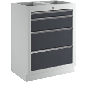 Schubladen-Unterschrank mit 4 Schubladen HxBxT 910 x 680 x 460 mm