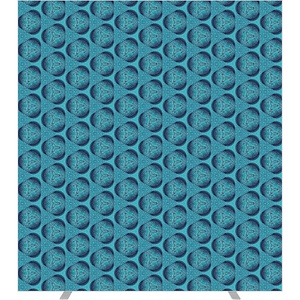 undefined, Trennwand easyScreen mit Fotomotiv Modell Mosaik blau, Breite 1600 mm, Trennwand easyScreen, mit Fotomotiv, Modell Mosaik blau, Breite 1600 mm