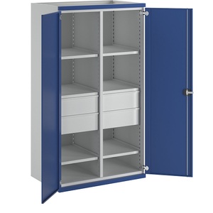 ANKE, ANKE Schwerlastschrank mit Trennwand 4 Schubladen à 180 mm HxBxT 1950 x 1084 x 690 mm, ANKE Schwerlastschrank mit Trennwand, 4 Schubladen à 180 mm, HxBxT 1950 x 1084 x 690 mm