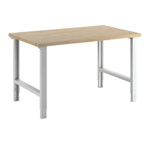 EUROKRAFT, EUROKRAFT Werkbank ohne Unterbau, Tiefe 900 mm Breite 1500 mm, eurokraft pro Werkbank, Baukastensystem Serie 7000, ohne Unterbau, BxT 1500 x 900 mm
