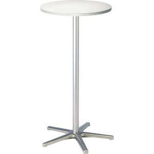 Maul, MAUL Stehtisch, Ø 600 mm 1100 mm hoch, Gestell silber Platte weiß, Maul Bartisch