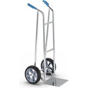 undefined, Aluminium-Sackkarre EASY extraleicht und kompakt Tragfähigkeit 150 kg, eurokraft basic Aluminium-Sackkarre, Schaufel BxT 300 x 210 mm, Tragfähigkeit 150 kg