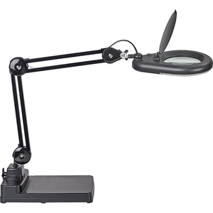 Maul, MAUL LED-Lupenleuchte MAULviso mit Standfuß schwarz, MAUL LED-Lupenleuchte MAULviso, Armlänge 310 mm, mit Standfuß, schwarz
