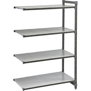undefined, Kunststoff-Steckregalsystem Fachboden-BxT 680 x 540 mm Anbauregal, Breite 720 mm, Boden glatt, Kunststoff-Steckregalsystem, Fachboden-BxT 680 x 540 mm, Anbauregal, Breite 720 mm, Boden glatt