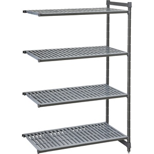 undefined, Kunststoff-Steckregalsystem Fachboden-BxT 680 x 540 mm Anbauregal, Breite 720 mm, Boden geschlitzt, Kunststoff-Steckregalsystem, Fachboden-BxT 680 x 540 mm, Anbauregal, Breite 720 mm, Boden geschlitzt