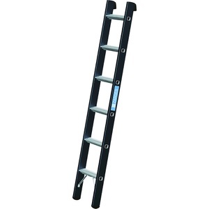 Zarges, Schwerlast-Anlegeleiter, ZARGES Schwerlast-Anlegeleiter, 60 mm Alu-Sprossen, 6 Sprossen